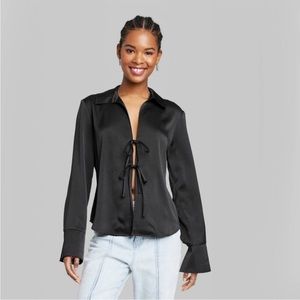 Target Front Tie Long Sleeve